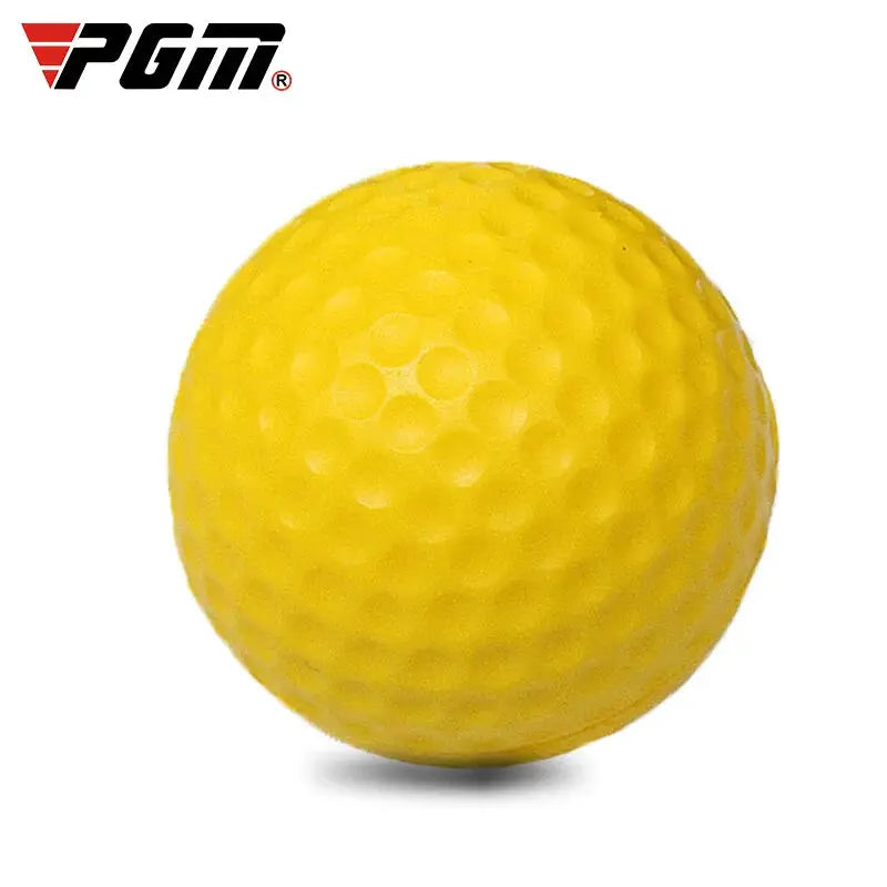 10 Pcs Yellow PU Foam Golf Balls Sponge Elastic Indoor Outdoor Practice Training Set