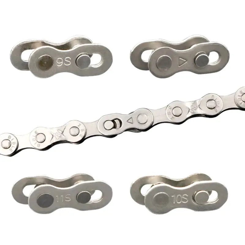 5 Pair Bicycle Chain Link Connectors Magic Buttons Master Links For Mountain Bike 6 7 8 9 10 11 12 Speeds