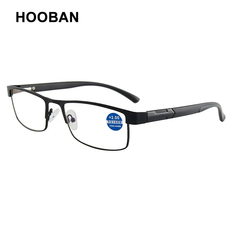 StellarSight Unisex Stainless Steel Reading Glasses With Anti Blue Light Lenses For Men And Women Presbyopic Eyewear