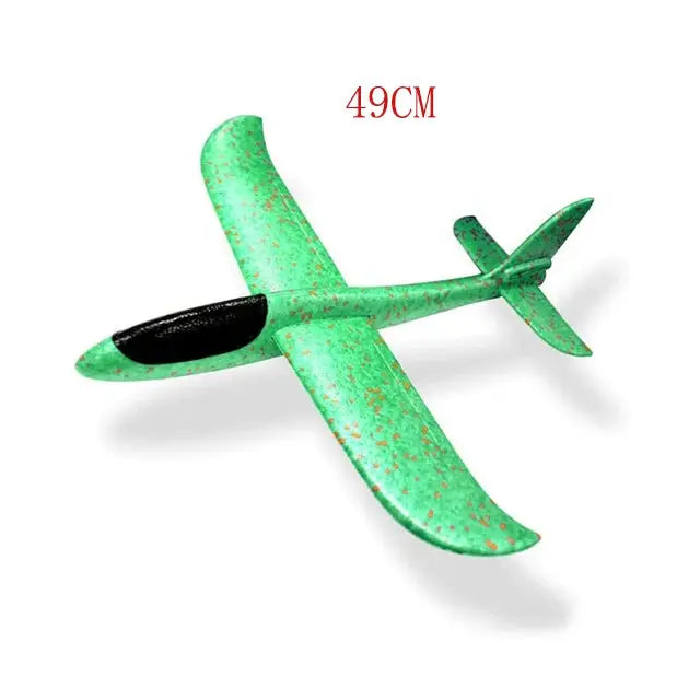 49CM Hand Throw Glider Plane Foam EPP Free Fly Breakout Aircraft For Outdoor Fun Party Game Gift For Kids