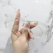 OptiGuard Transparent Computer Glasses Unisex Anti Blue Light Blocking Eyewear With Square Frame