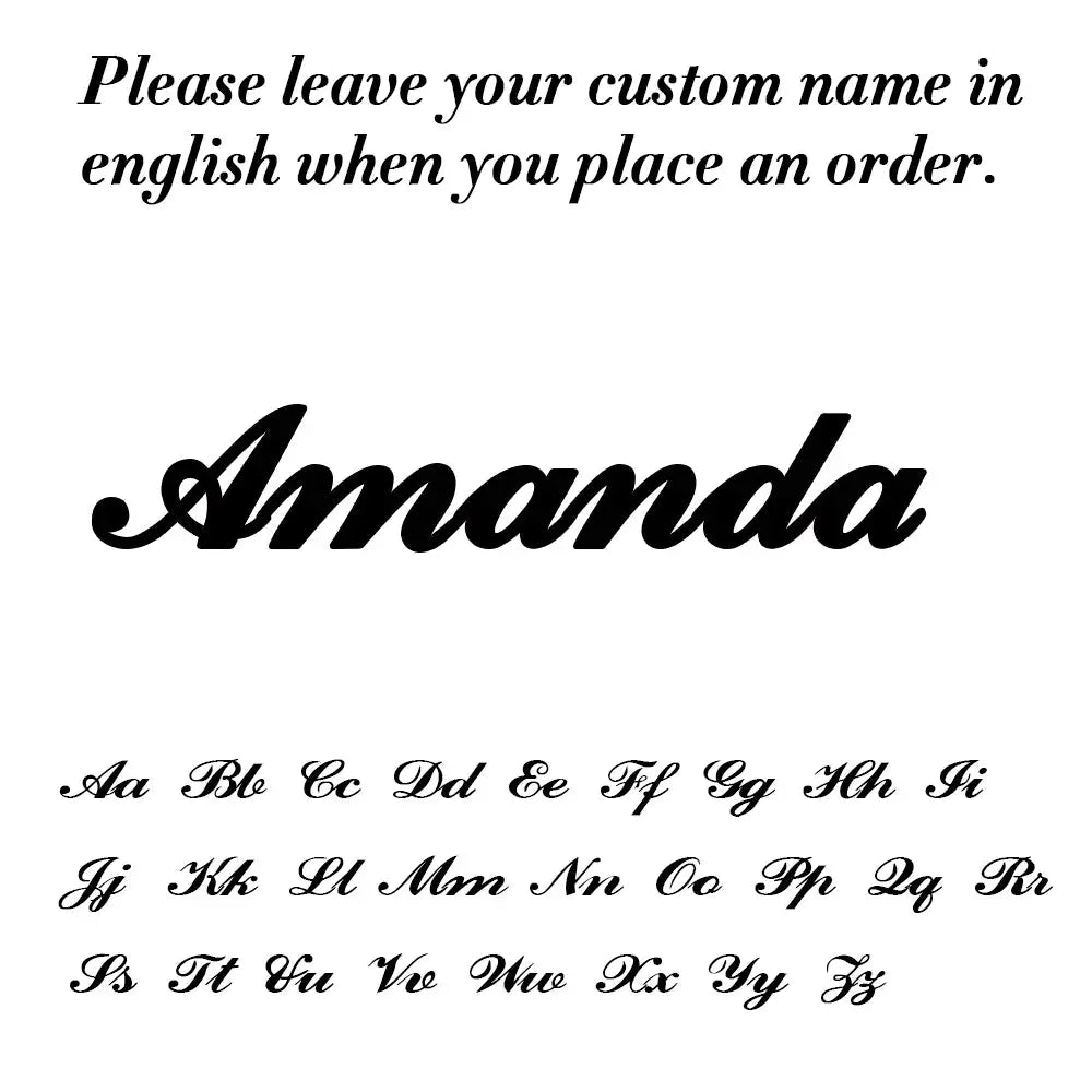 Sipuris Custom Name Necklace Personalized Golden Choker Stainless Steel Jewelry For Women And Men Ideal Gift For Weddings