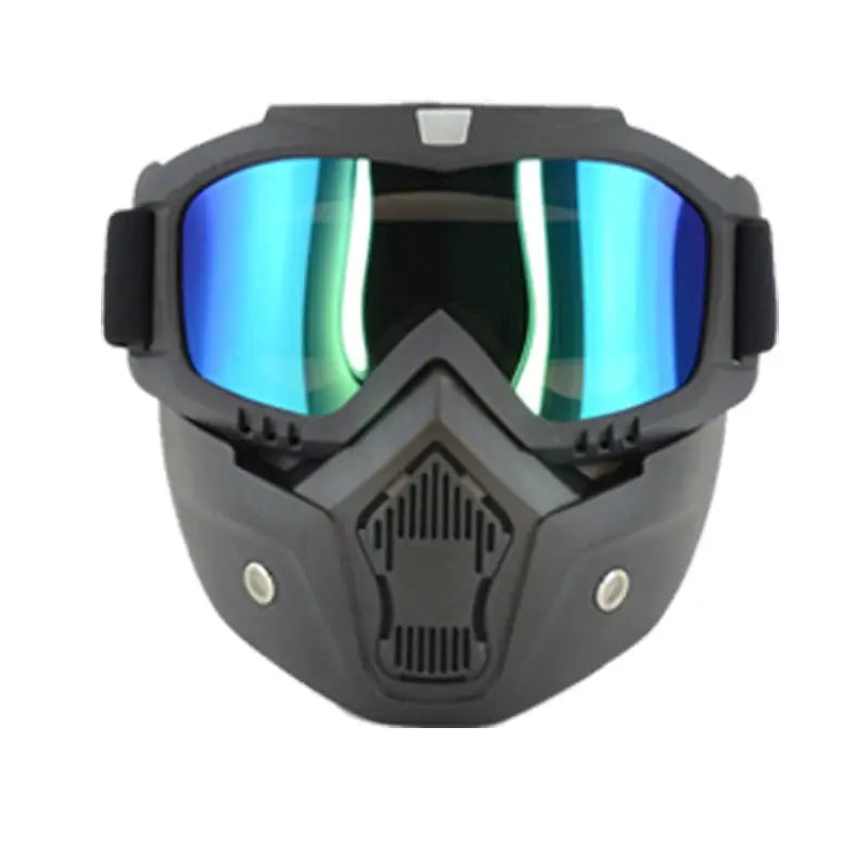 MotoShield Dustproof Motocross Goggles Full Face Protective Gear For Off Road Riding Adjustable And Breathable