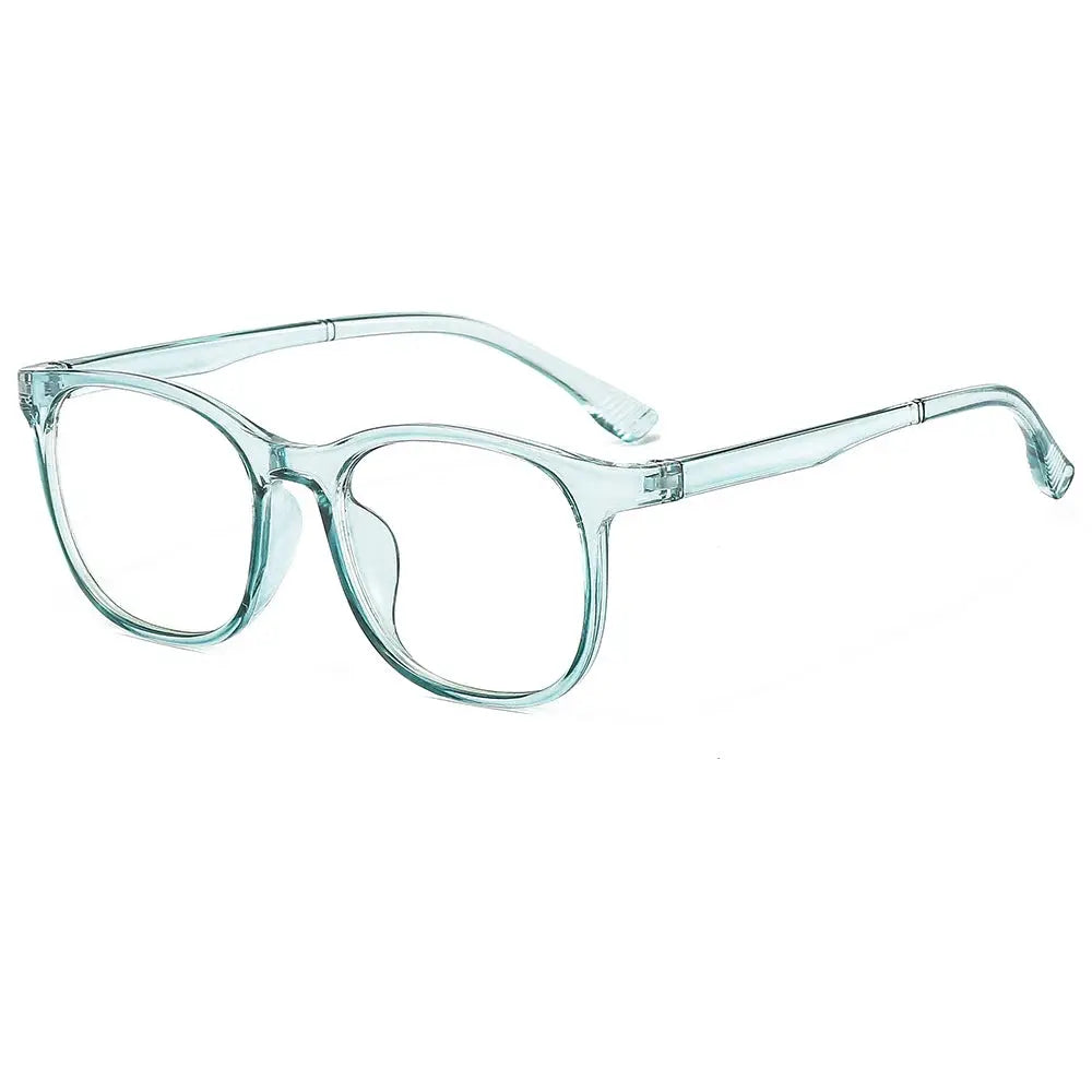 OptiGuard Transparent Computer Glasses Unisex Anti Blue Light Blocking Eyewear With Square Frame