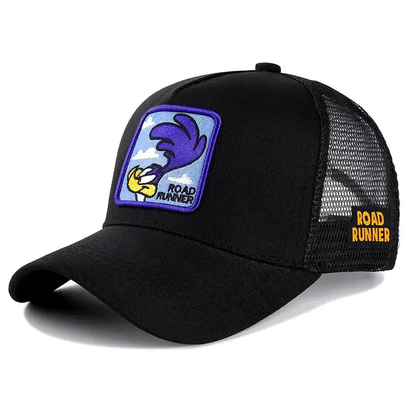 Unisex Anime Cartoon Patch Baseball Cap High Quality Trucker Hat Men Women Sun Shield