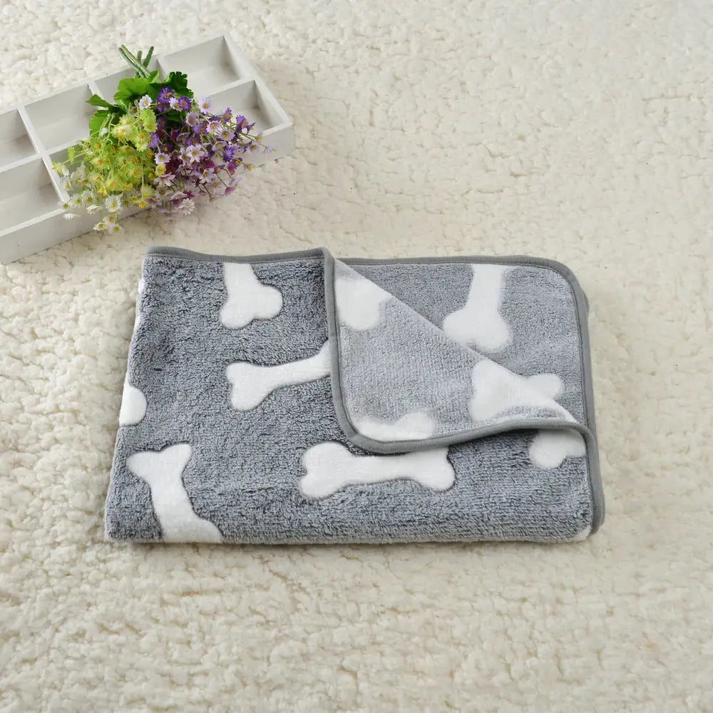 Soft Cozy Dog Bed Mat For Small To Large Dogs Bone Star Avocado Print Warm Mattress Pet Cat Sleeping Blanket