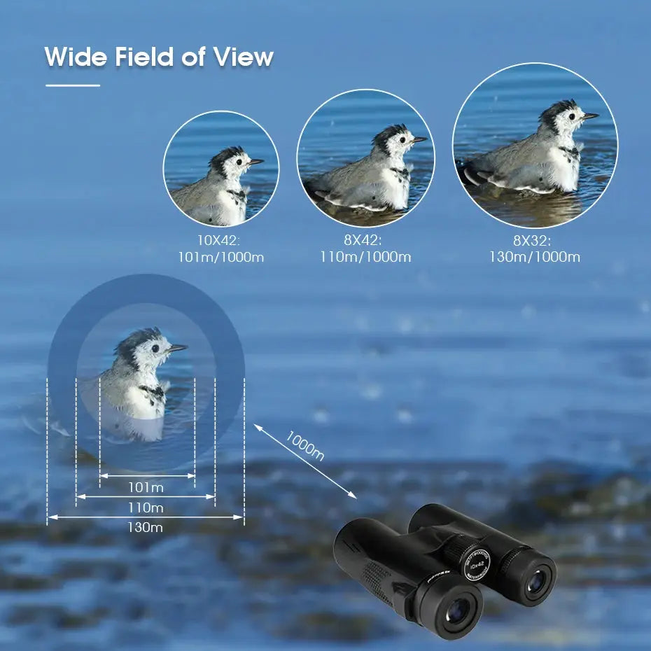 SVBONY SV47 bird-watching binoculars, black IPX7 waterproof, 8x32/8x42/10x42, Simples Market