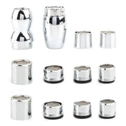 Simples Market chrome faucet aerator set, 12-piece bubblers with mesh screens for water-saving
