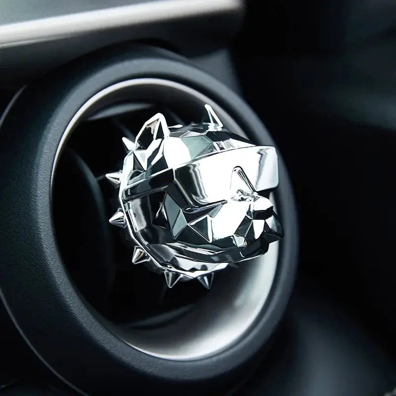 Bulldog Car Air Freshener Clip Vent Diffuser For Essential Oils Scent Decor Auto Fragrance