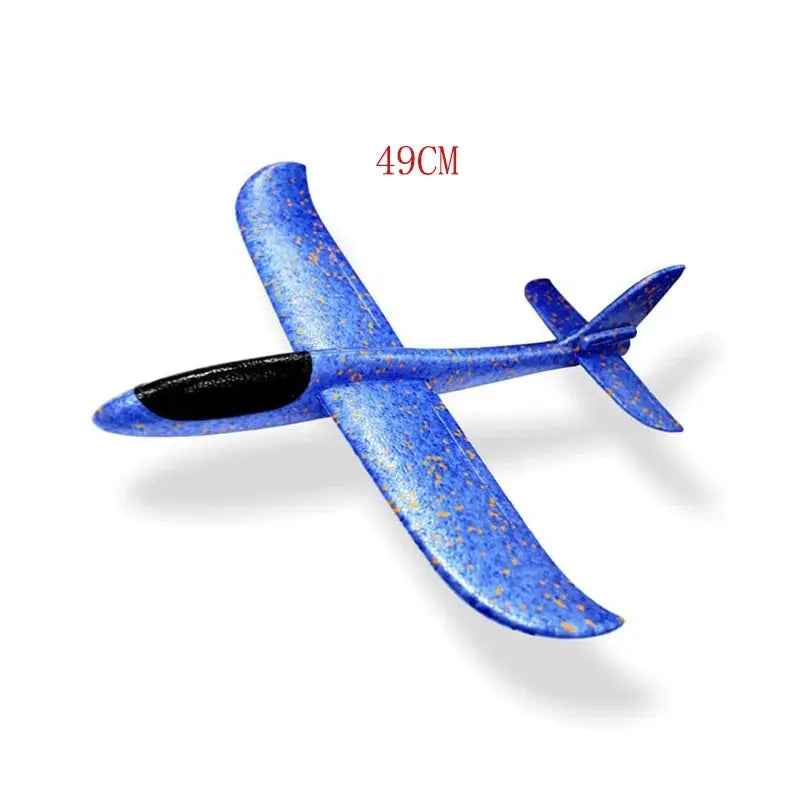 49CM Hand Throw Glider Plane Foam EPP Free Fly Breakout Aircraft For Outdoor Fun Party Game Gift For Kids