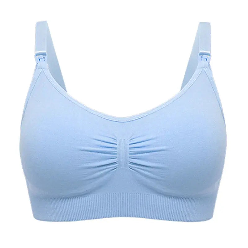 Beauforme Plus Size Nursing Bra Breathable Seamless Maternity Underwear For Breastfeeding Push Up