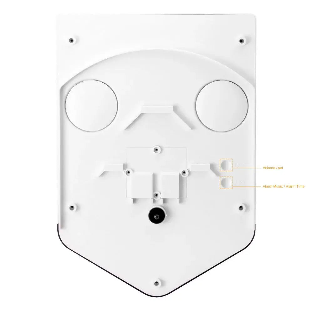 KERUI Solar Siren Panel for outdoor alarm, white back view