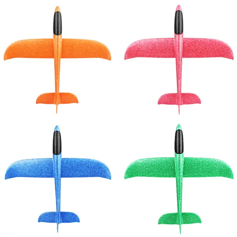49CM Hand Throw Glider Plane Foam EPP Free Fly Breakout Aircraft For Outdoor Fun Party Game Gift For Kids