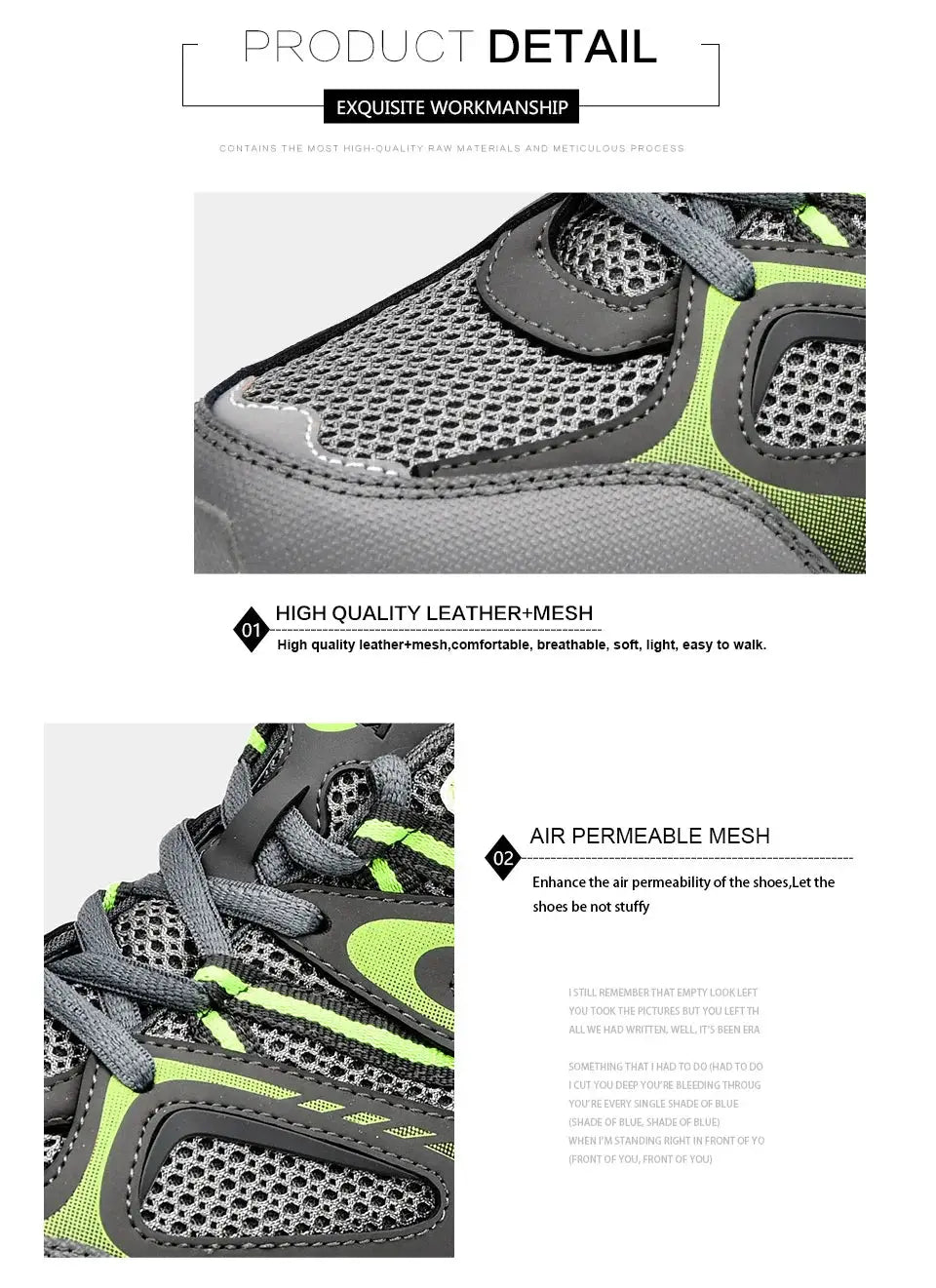 BONA men's running shoes by Simples Market with gray mesh upper and lime-green accents.