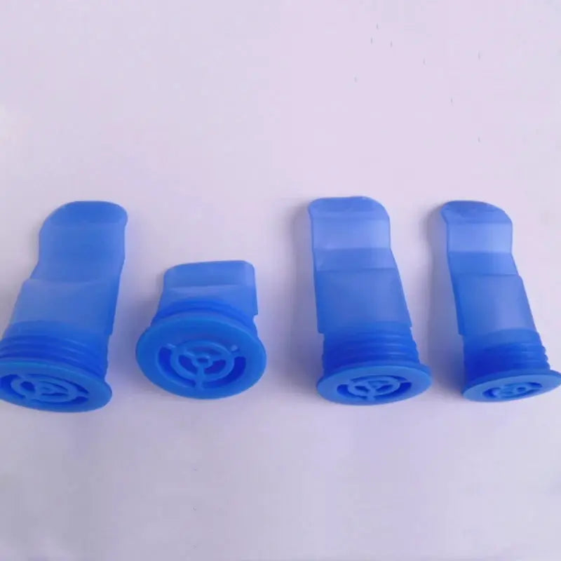 Simples Market silicone floor drain inserts, blue, odor-resistant, 4 pcs
