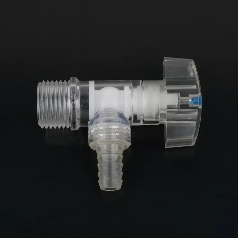 Simples Market 1pc transparent plastic water faucet connector with 1/2" male thread and barbed hose outlet