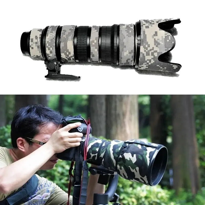 5M camouflage lens wrap tape in digital camo; waterproof, self-adhesive for outdoor cameras