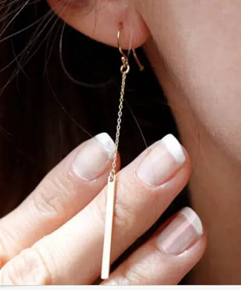 Pearl Drop Earrings For Women And Girls Simple Elegant Water Drop Jewelry Crystal Accents