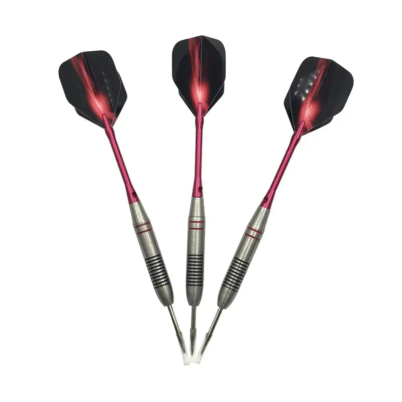 3Pcs Stainless Steel Tip Darts 24g Professional Hard Darts Set with Aluminum Alloy Shafts and Durable Barrels