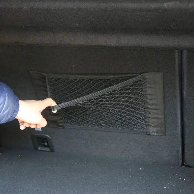 Audi Car Trunk Box Storage Net Bag Sticker For A3 A4 A5 A6 B5 B6 B7 Q3 Q5 Q7 TT RS S Line Quattro C5 C6 A7