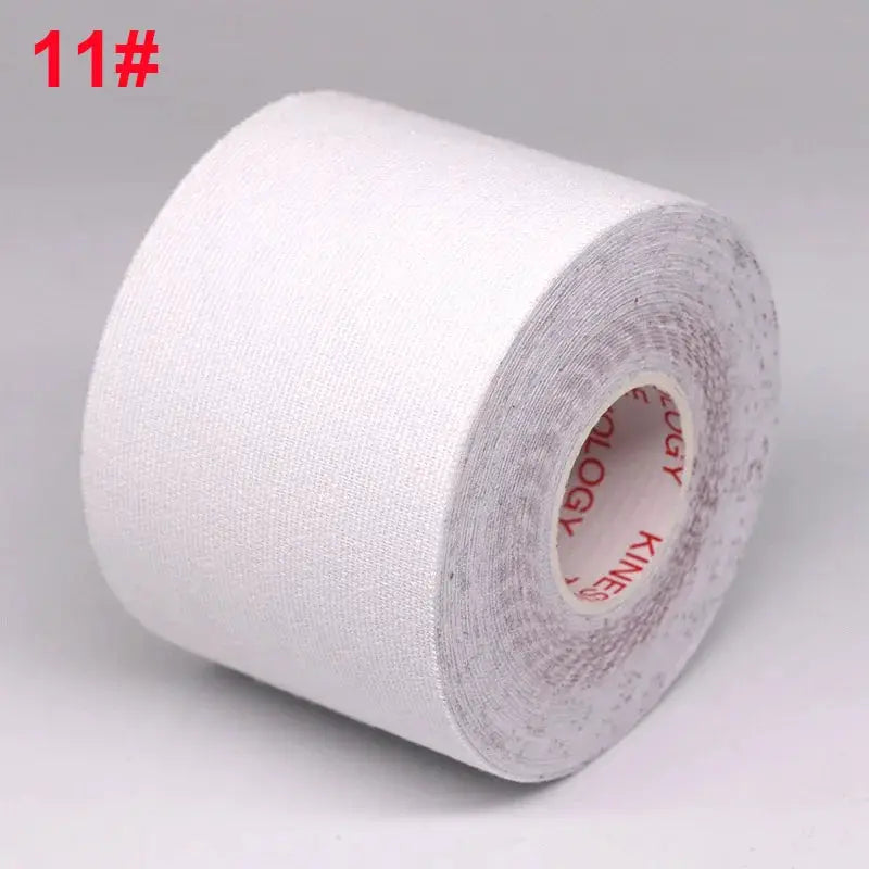 Kinesiology tape roll, white athletic tape, 5m length, Simples Market brand.