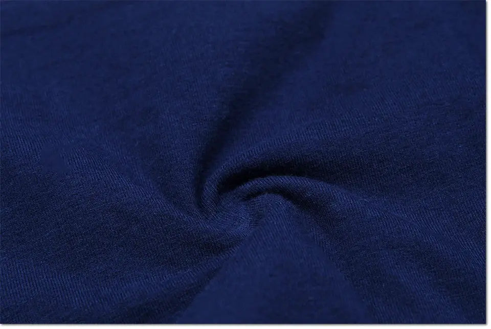 Boxer shorts fabric close-up in navy blue cotton from Simples Market
