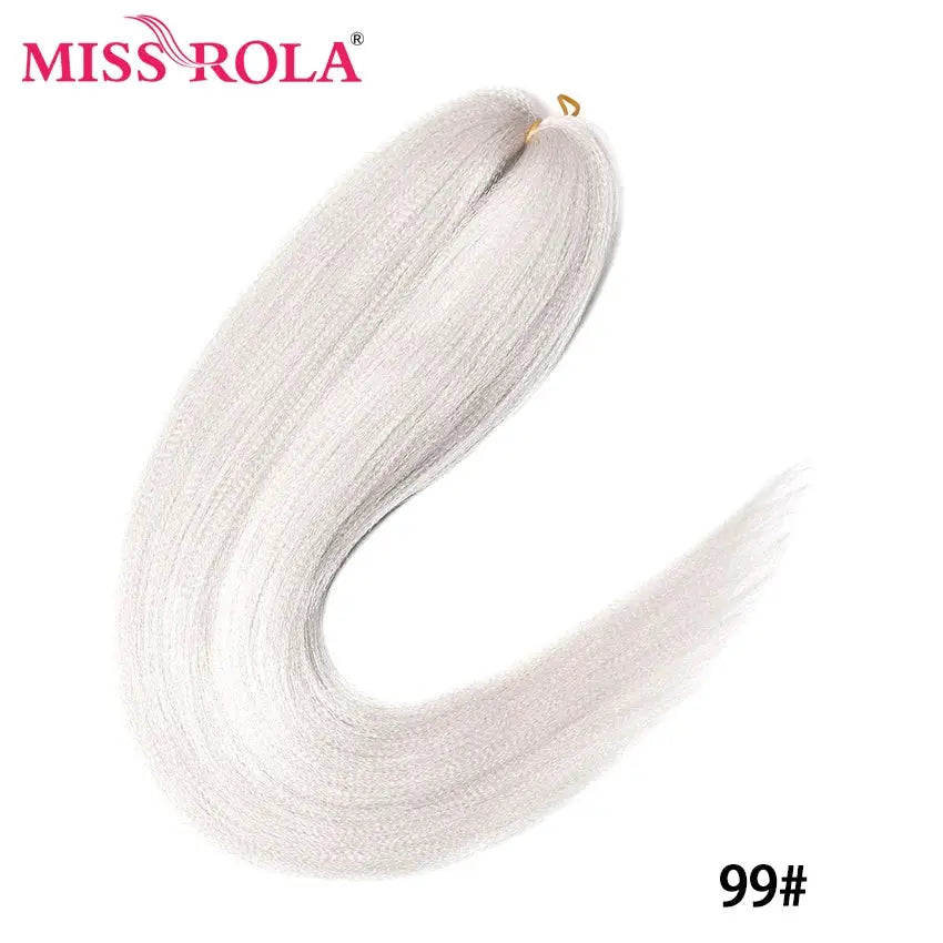 Miss Rola synthetic hair braid, 30-inch pink Kanekalon, yaki straight