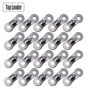 30 Piece Camping Tent Rope Fasteners Set With Guyline Tensioners For Awning Cords And Rope Tightening Buckles