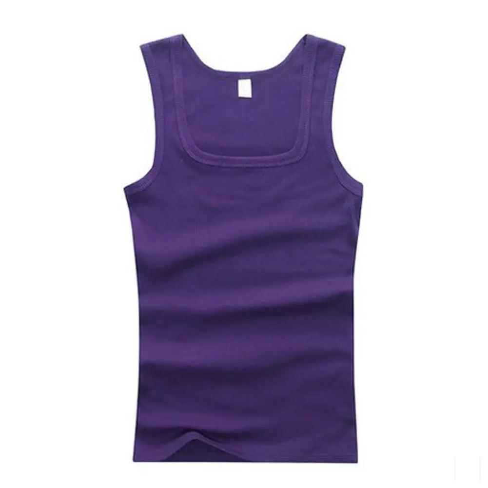 Plus Size Men's Tank Tops Sleeveless Vest For Fitness And Bodybuilding Black White Gray Singlets Casual Wear