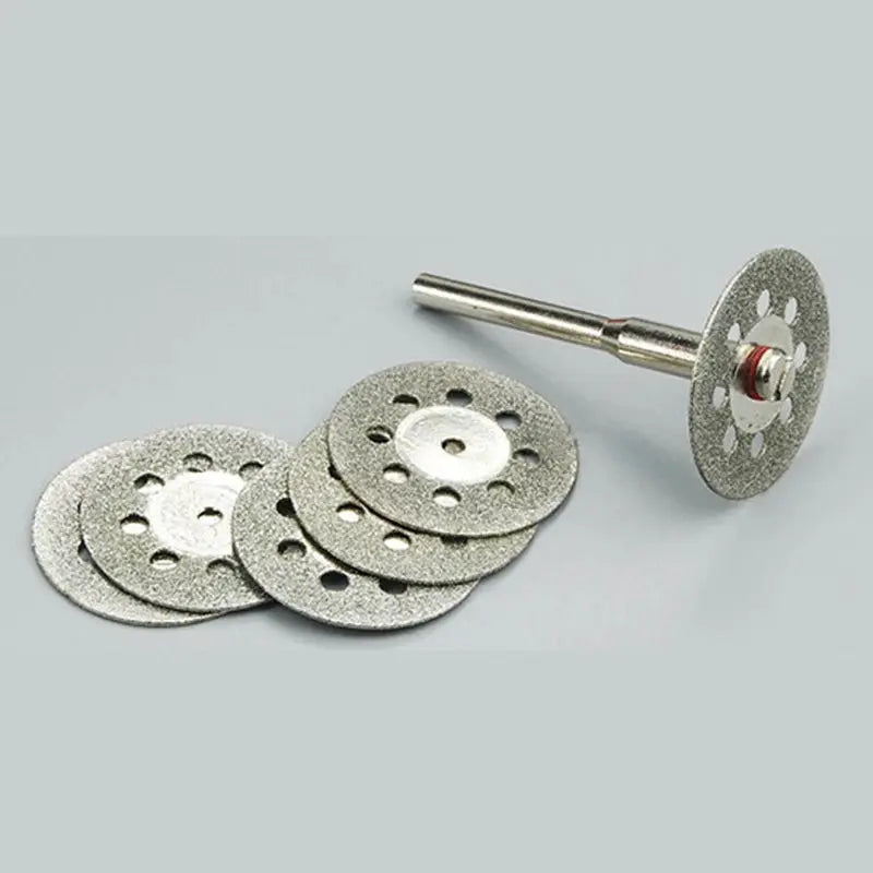 Five 22mm Diamond Grinding Wheels For Dremel Rotary Tools Cutting Discs Abrasive Set Of 5
