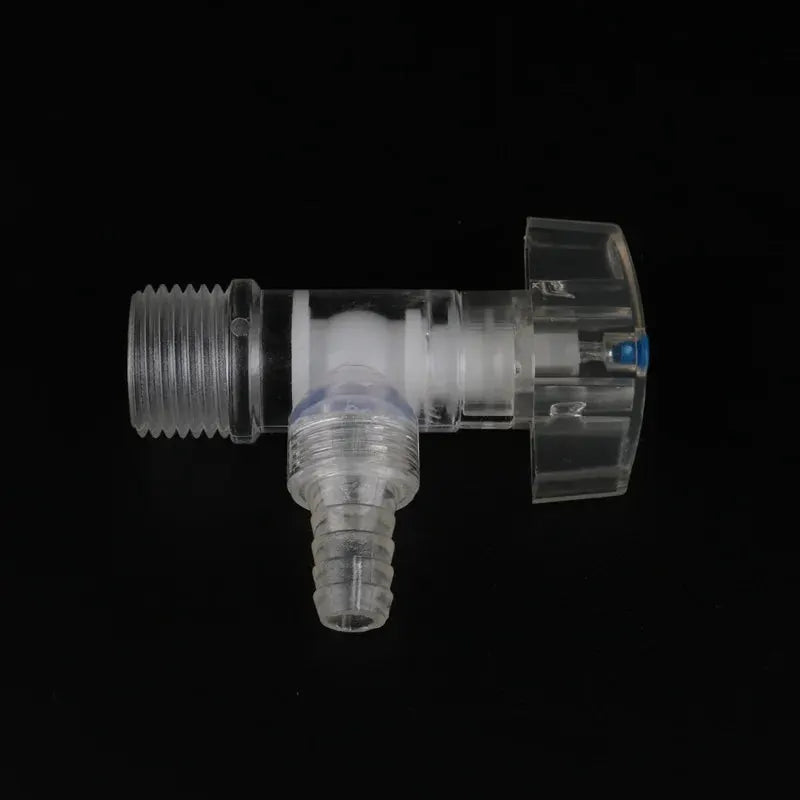 Simples Market 1pc transparent plastic faucet connector with 1/2 inch male thread for garden irrigation