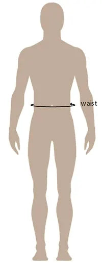 Simples Market BONITOS men's long-leg boxer briefs in natural cotton with waist measurement graphic