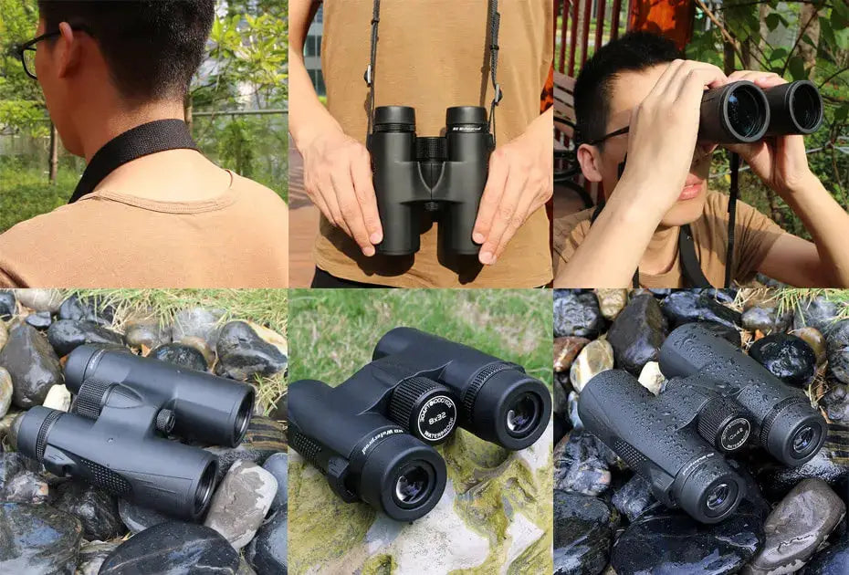 SVBONY SV47 binoculars for bird watching, black, IPX7 waterproof camping gear