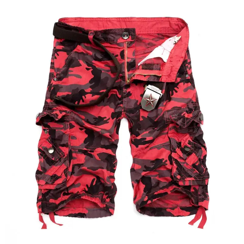 US Size 2026 New Camouflage Loose Cargo Shorts Men Cool Summer Military Camo Short Pants Homme Cargo Shorts