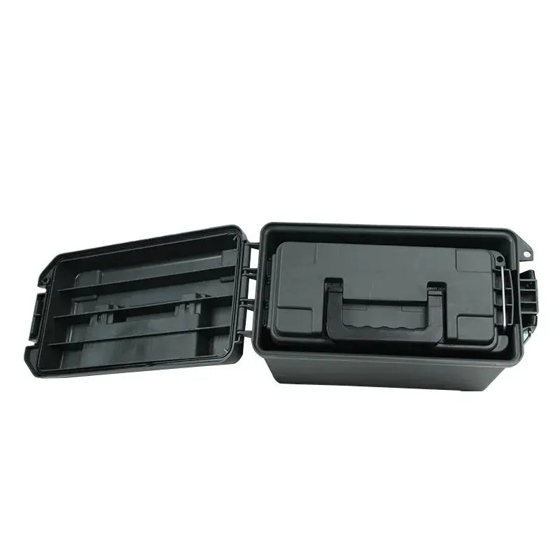 Plastic Ammo Box Safe Storage For Ammunition Hunting Survival Gear Multipurpose Lightweight High Strength Case