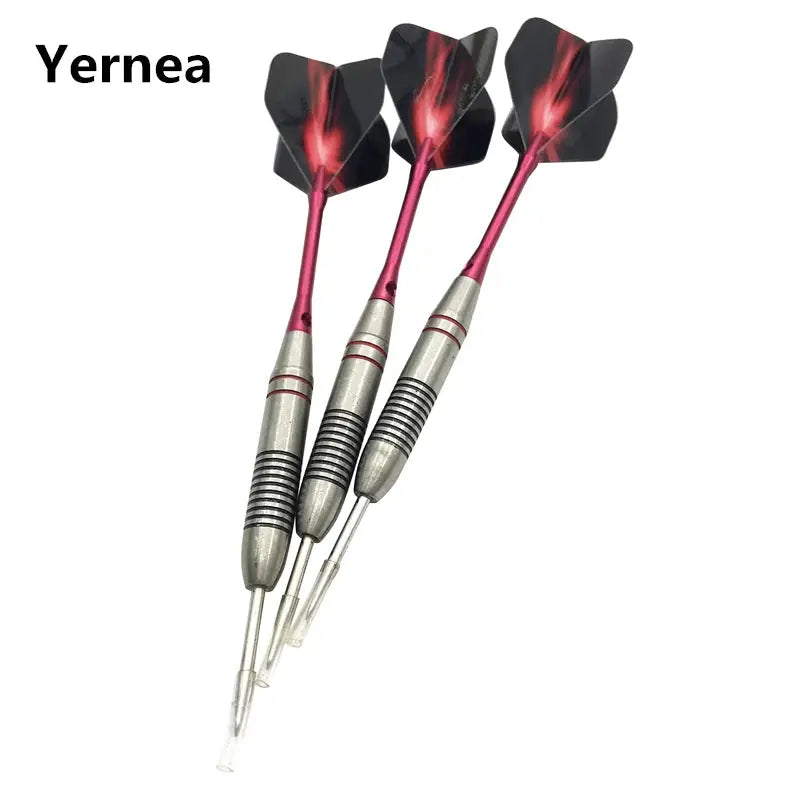 3Pcs Stainless Steel Tip Darts 24g Professional Hard Darts Set with Aluminum Alloy Shafts and Durable Barrels