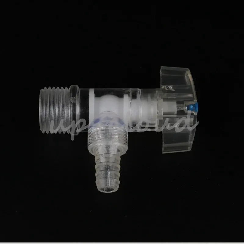 Simples Market transparent plastic faucet connector with 1/2-inch male thread, barbed hose tail for garden irrigation