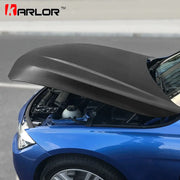 4D carbon fiber vinyl wrap film for car hood and roof, black textured finish, 152×200cm, KARLOR