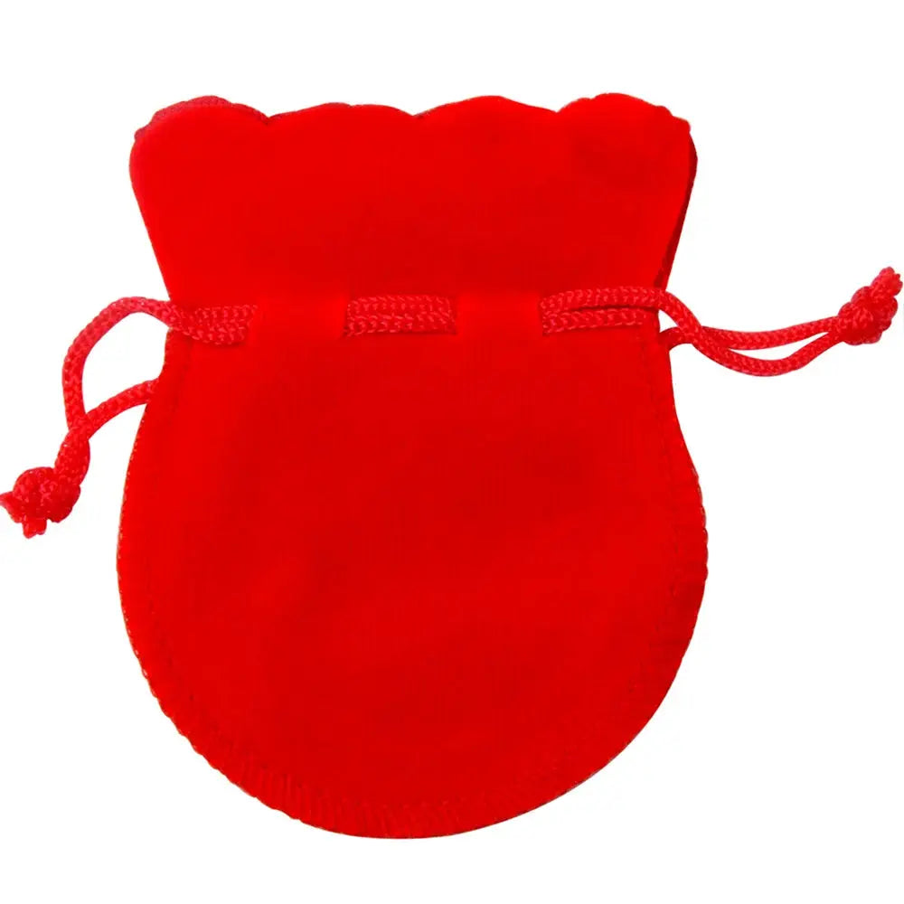 Chanfar Velvet Pouch 10Pcs Calabash Drawstring Bags 7x9 Cm And 9x12 Cm White Red Black Pink Wedding Gift Packaging