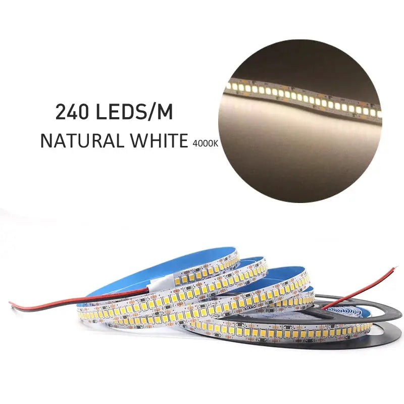 12V LED Strip SMD 2835 Warm White Flexible Tape Light 120 LED Per Meter 240 LED Per Meter Available in 1M 2M 3M 4M 5M