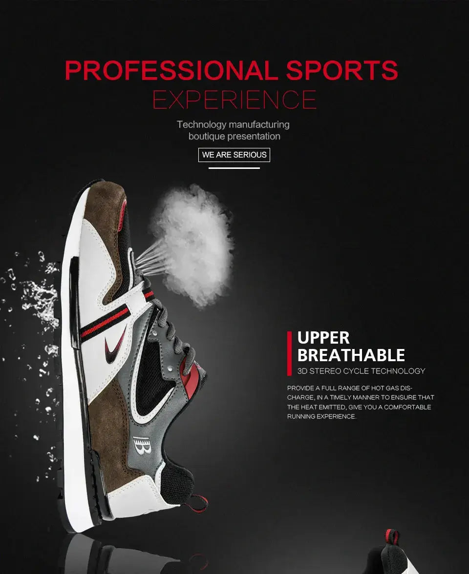 BONA New Designers Action Leather Sport Shoes by Simples Market; white leather, brown suede, black mesh, red accents.