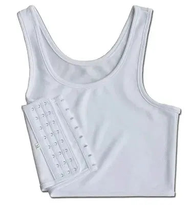 Brand Women Chest Binder Medium Control Breathable Shapewear Top With Side Buckle Bustier