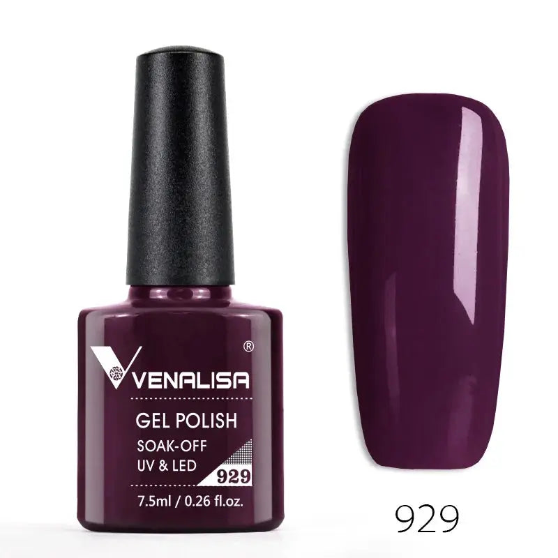 Venalisa Nail Gel Polish Set 60 Colors TPO Free HEMA Free Odorless Soak Off UV LED Curing