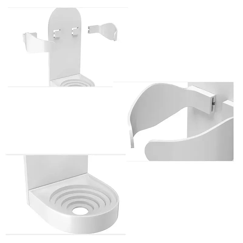 Razor Holder Bathroom Storage Self Adhesive Punch Free Traceless Electric Shaver Organizer For Toothbrushes