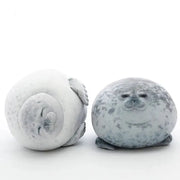 Angry Blob Seal Pillow Chubby 3D Sea Lion Plush Toy Throw Pillow Gift For Kids Girls