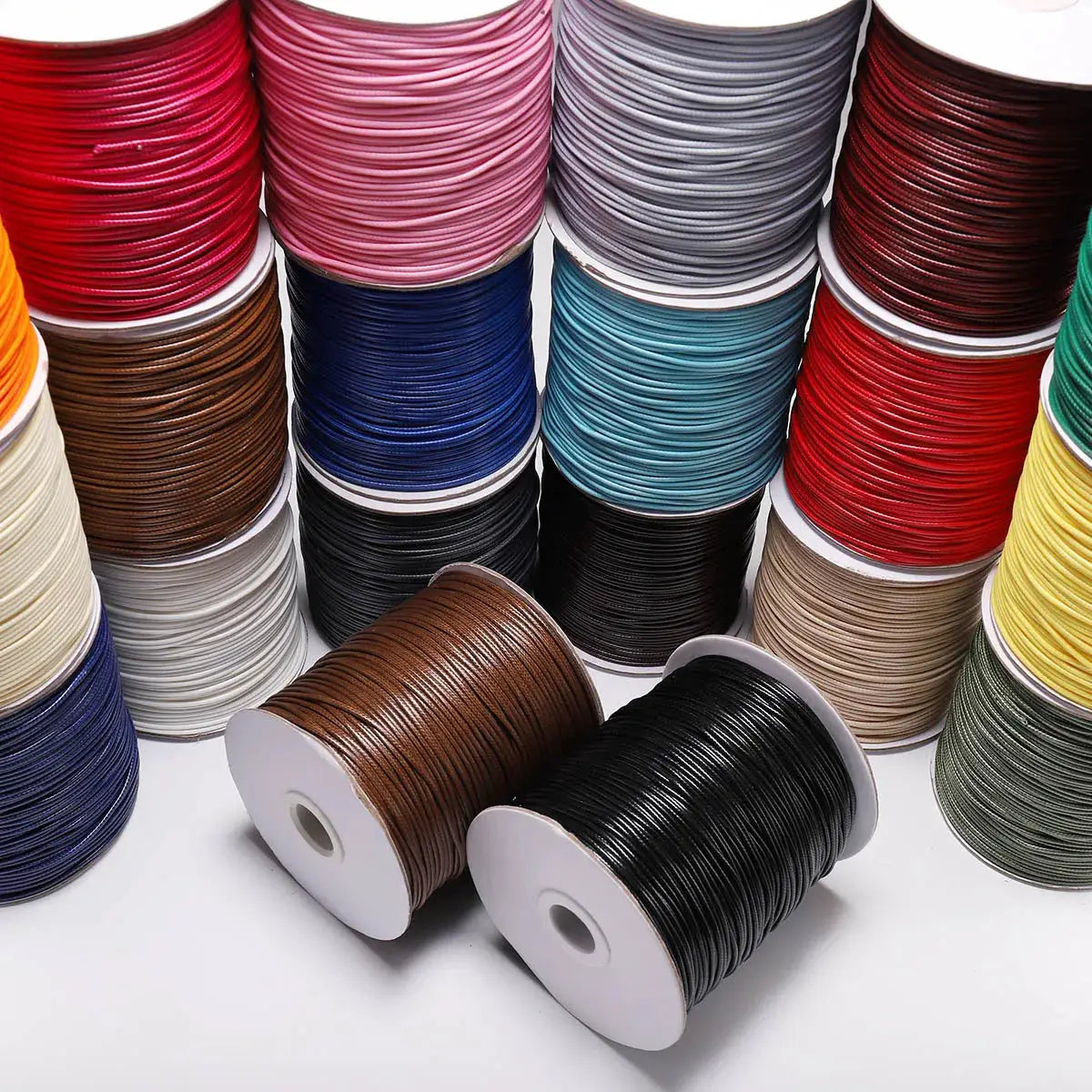 Korean Waxed Cotton Cord 10m Lot Waxed Thread String For DIY Jewelry Making Beads Necklace And Bracelet