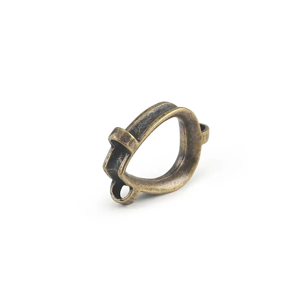 Brass paracord ring bead keychain component for rope DIY from Simples Market