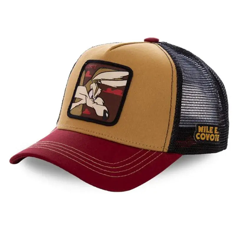 Unisex Anime Cartoon Patch Baseball Cap High Quality Trucker Hat Men Women Sun Shield
