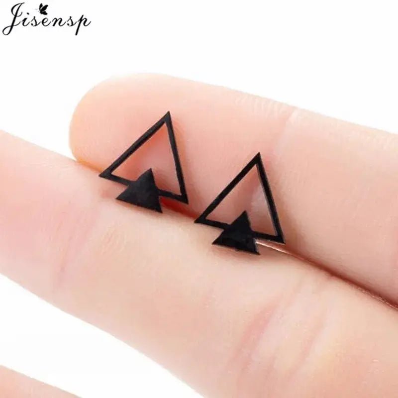 Stainless Steel Stud Earrings For Women Fashion Jewelry Multiple Animal Designs Hummingbird Leaf Music Fairy Gift - Simples Market