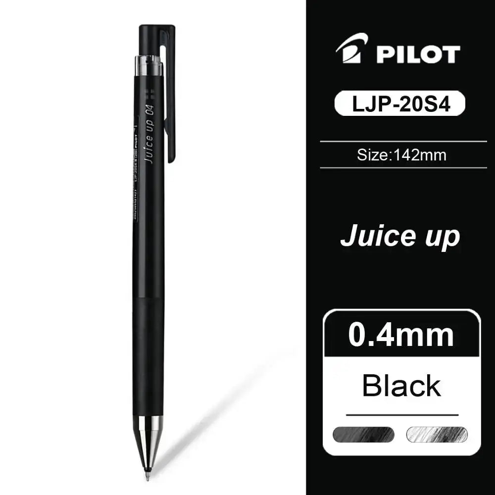 Pilot Juice Up gel pen 0.4mm black ink, single pen with clip